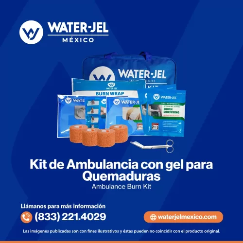 Kit de Ambulancia con gel para Quemaduras